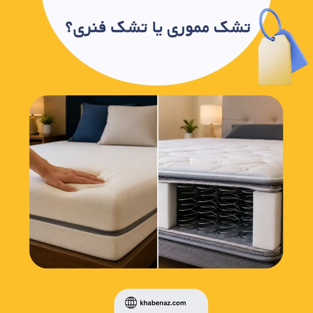 تشک مموری فوم بهتر است یا تشک فنری